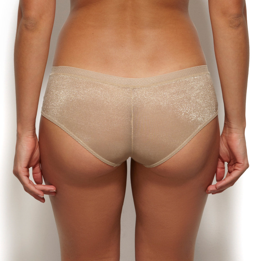 Sheer See Through Shorts Panty Gossard Glossies Nude