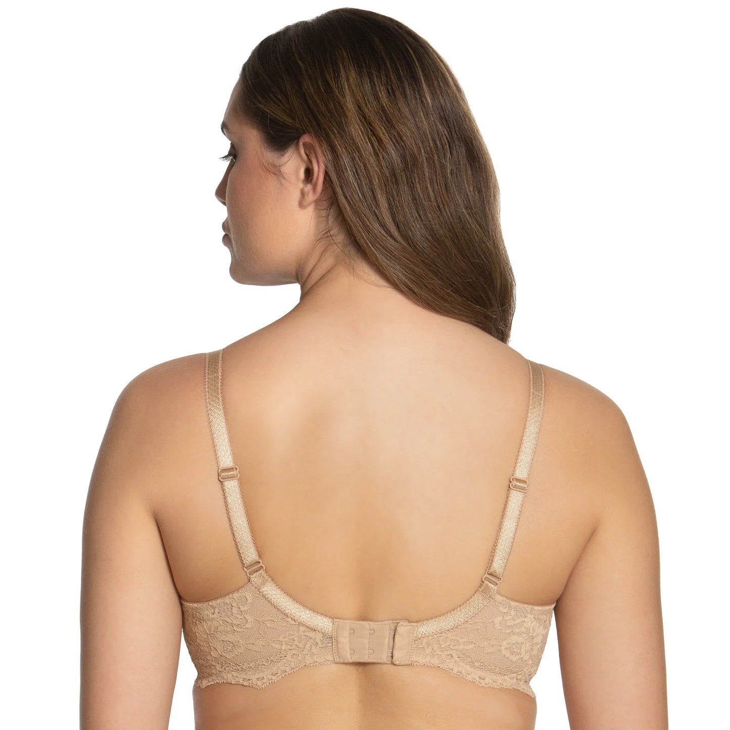 Everyday Hidden Underwire Seamless Lace Minimizer Lena Nude